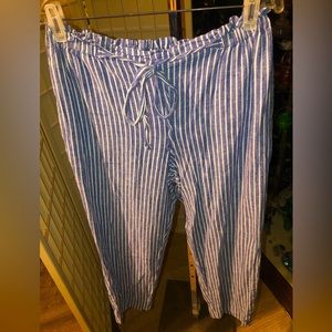 Pants by BeachLunchLounge | Large | Linen & Cotton mix| Natural fibers |